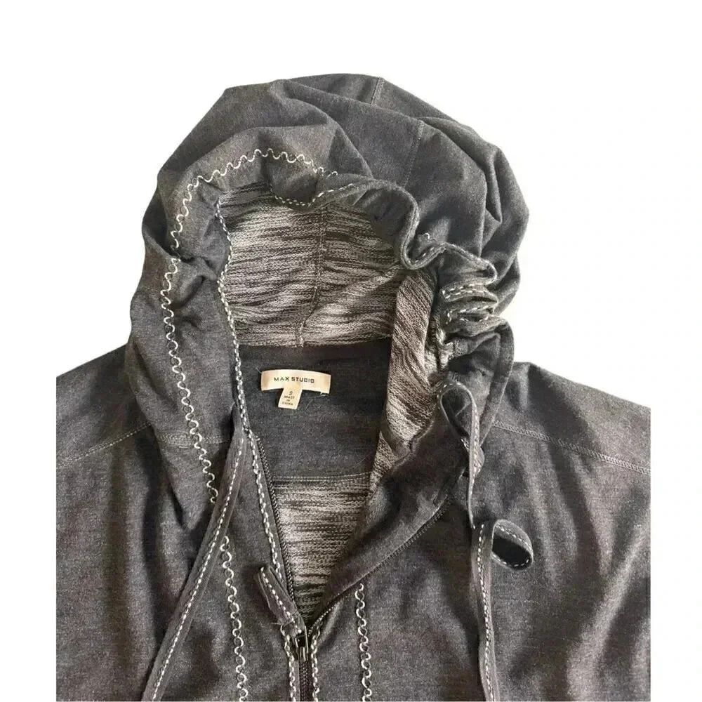 Max Studio Zip Front Hoodie - Picture 3 of 9